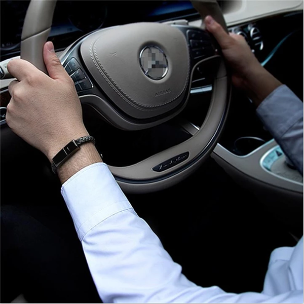 Leather Mini USB Bracelet Data Charging Cable Gadget-3