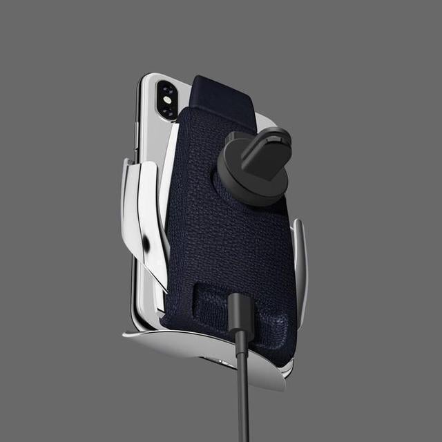 Automatic Clamping Wireless Car Charger Gadget-3