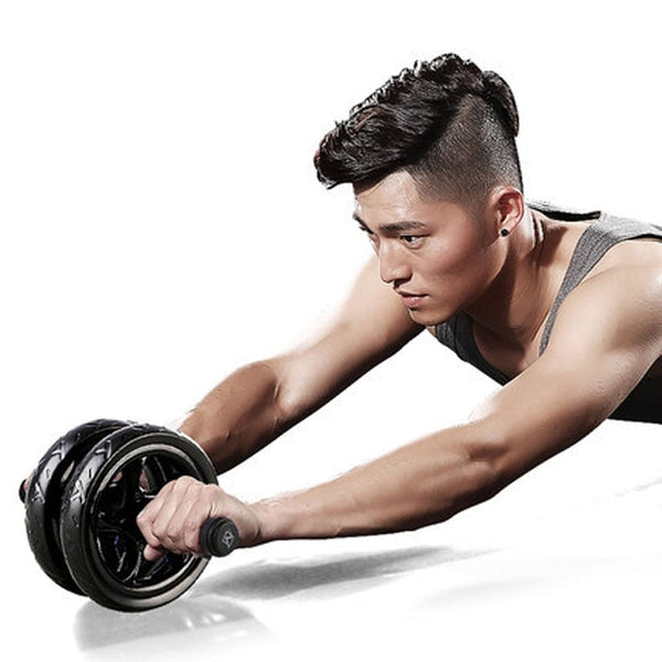 Double Wheel Ab Roller Exerciser Fitness-6