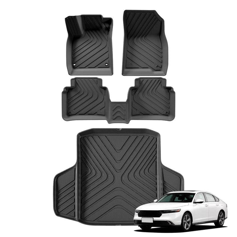 2023–2024 Honda Accord Mats – TPE 3D Floor & Trunk Set - Rev Niche