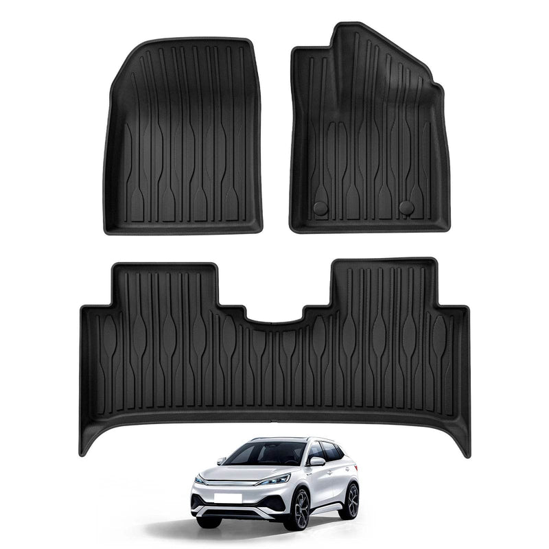 BYD ATTO 3 TPE Mats – 3D Floor & Trunk Tray Set - Rev Niche
