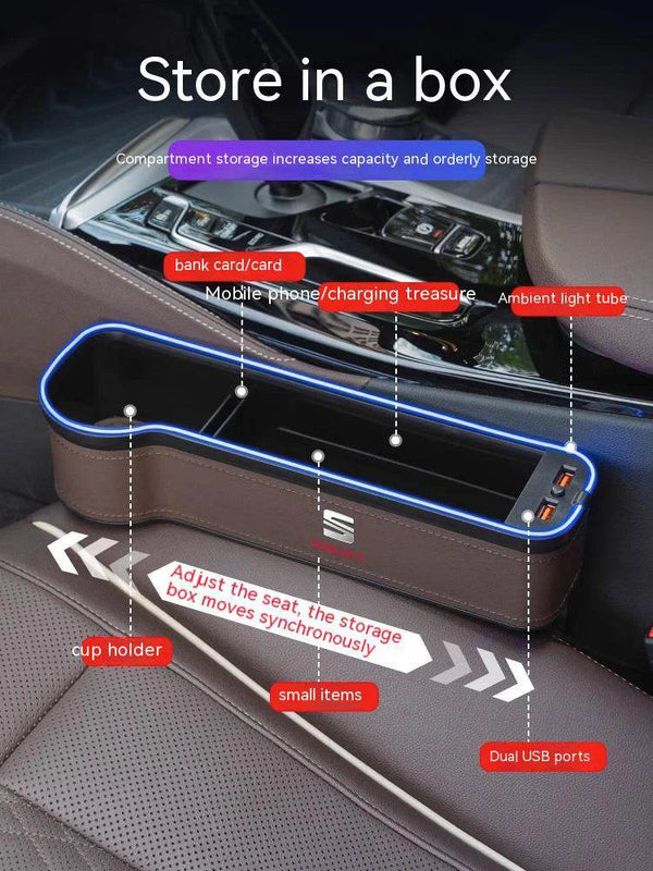 Car Seat Crevice Storage Box – For SEAT Vehicles - Rev Niche