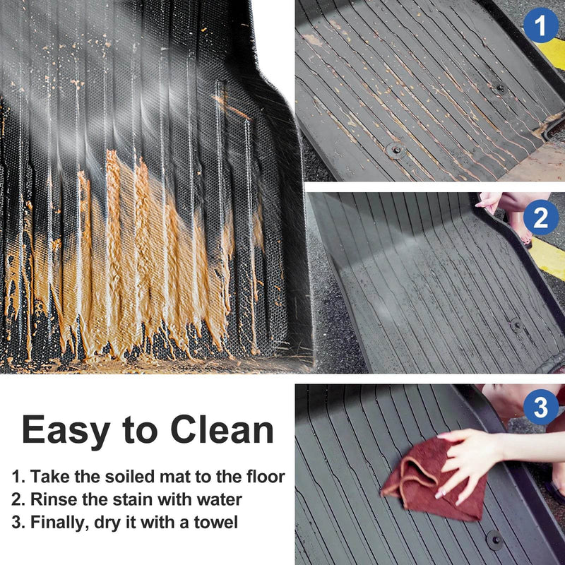 All-Weather TPE Car Mats – Polestar 4 2023/2024 Floor & Trunk Set - Rev Niche