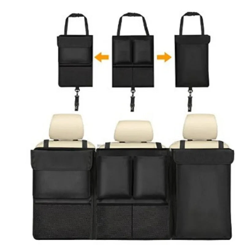 Multi-Pocket Car Seat Back Organizer
