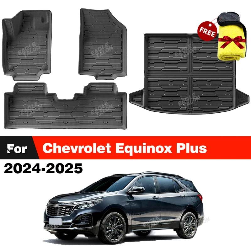 Chevrolet Equinox Plus Floor & Trunk Mats – TPE All-Weather Fit - Rev Niche