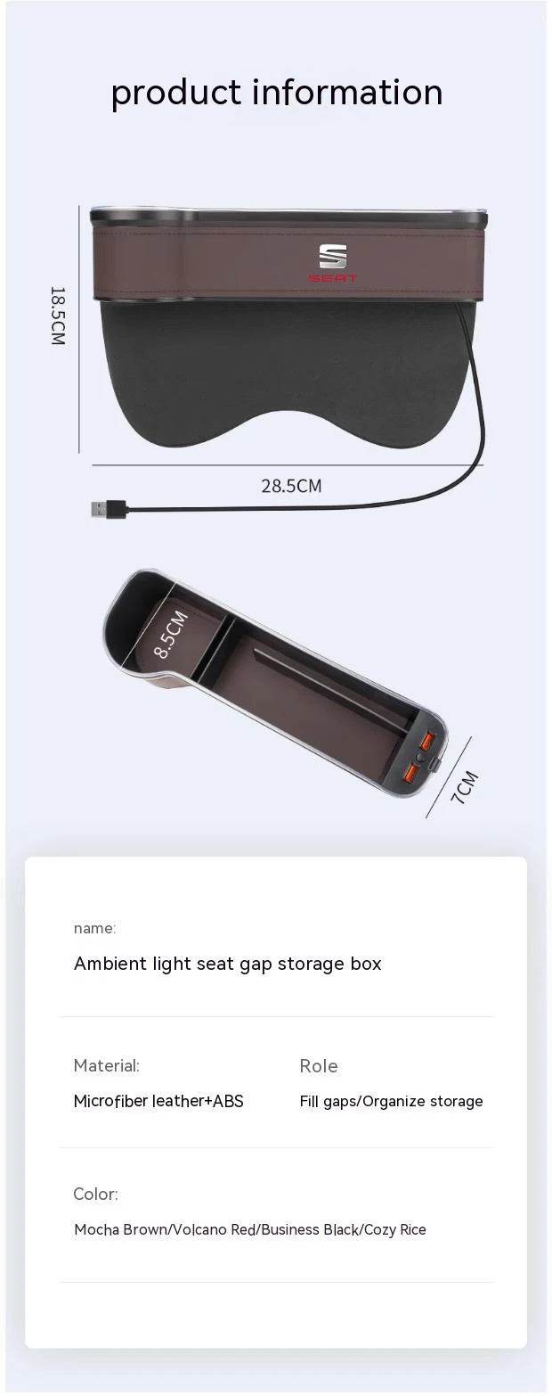 Car Seat Crevice Storage Box – For SEAT Vehicles - Rev Niche
