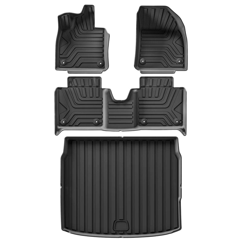 All-Weather TPE Car Mats – Polestar 4 2023/2024 Floor & Trunk Set - Rev Niche