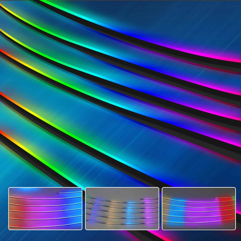 Car Neon Ambient Light Kit – 10-in-1 Acrylic RGB Strips - Rev Niche