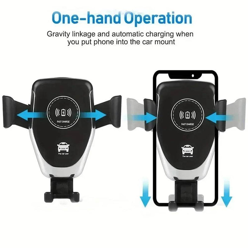 Fast Wireless Car Charger – Air Vent Gravity Phone Holder - Rev Niche