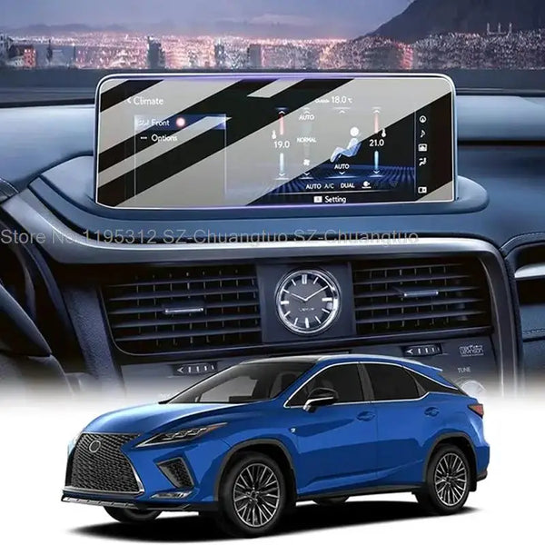Tempered Glass Screen Protector – For Lexus RX350/RX450 2020–2022