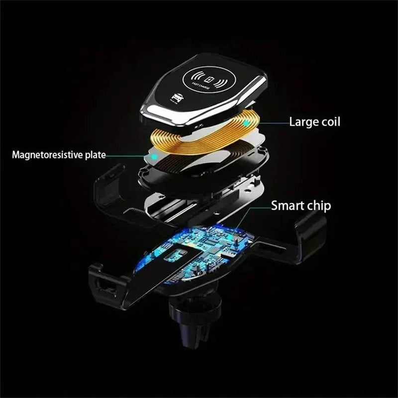Fast Wireless Car Charger – Air Vent Gravity Phone Holder - Rev Niche