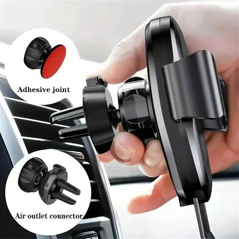 Fast Wireless Car Charger – Air Vent Gravity Phone Holder - Rev Niche