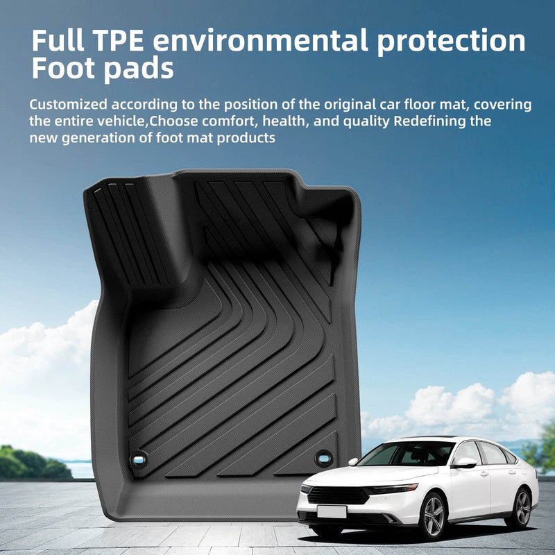 2023–2024 Honda Accord Mats – TPE 3D Floor & Trunk Set - Rev Niche