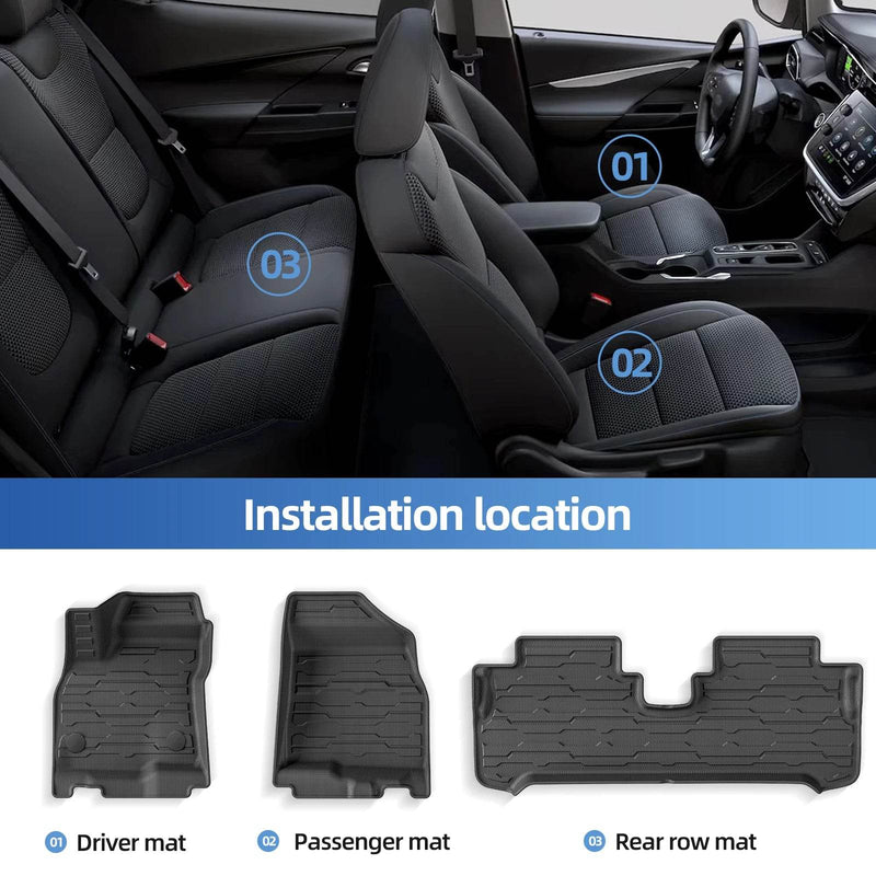 Bolt EV TPE Floor Liners & Cargo Mat – 2022–2024 LHD Fit - Rev Niche
