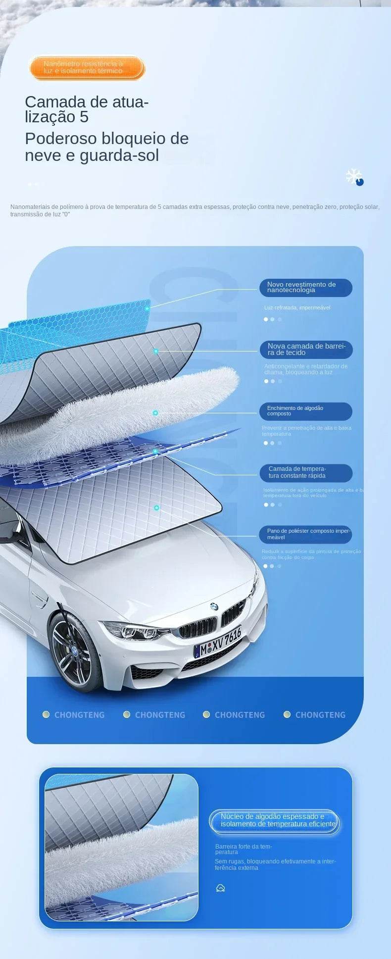 All-Weather Windshield Cover – Waterproof & Magnetic - Rev Niche