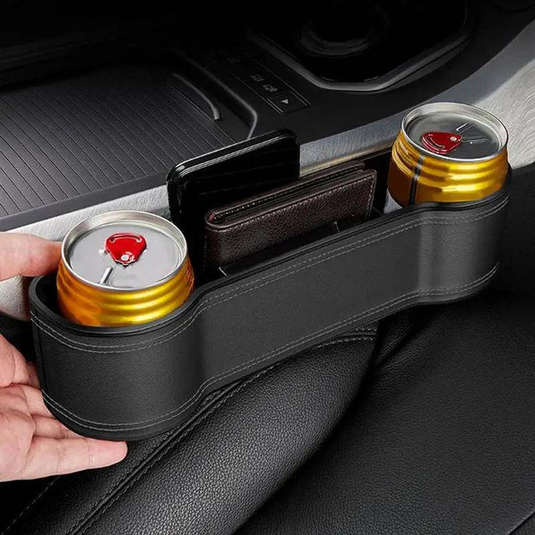 Car Seat Gap Organizer with Cup Holder - Rev Niche