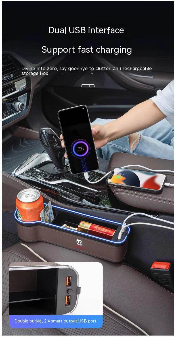 Car Seat Crevice Storage Box – For SEAT Vehicles - Rev Niche