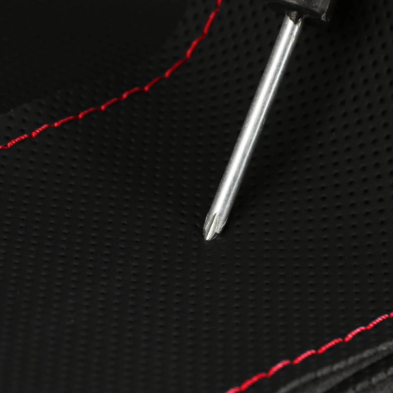 38cm Nappa Leather Steering Cover – Durable DIY Stitch-On - Rev Niche