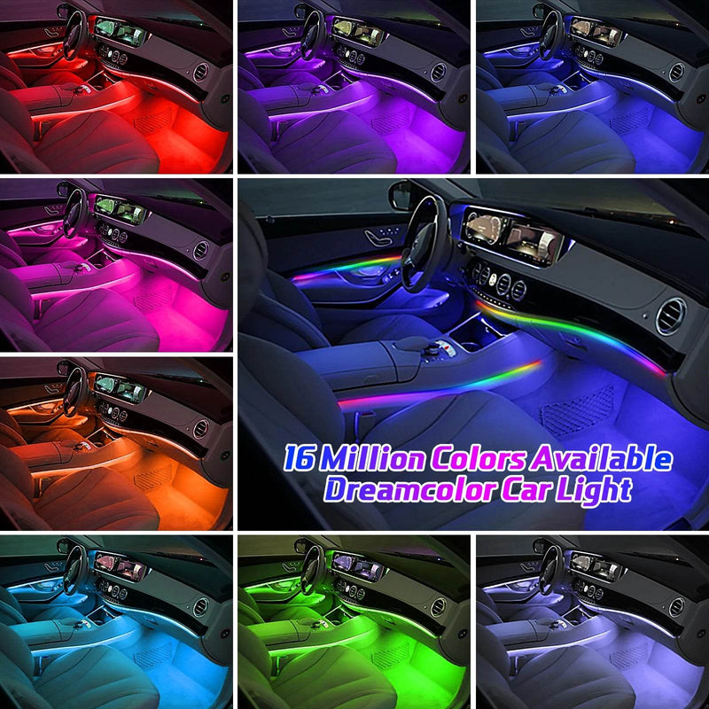 Car Neon Ambient Light Kit – 10-in-1 Acrylic RGB Strips - Rev Niche