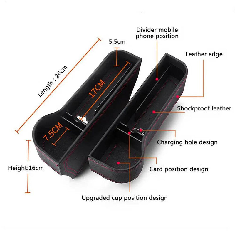 Car Seat Gap Organizer – Phone & Wallet Holder - Rev Niche
